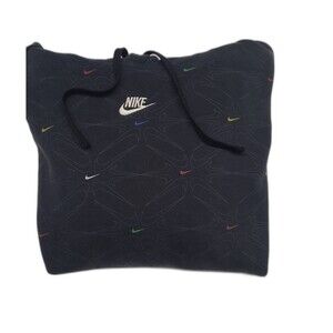 Nike Club Fleece Allover Print Pullover Hoodie
